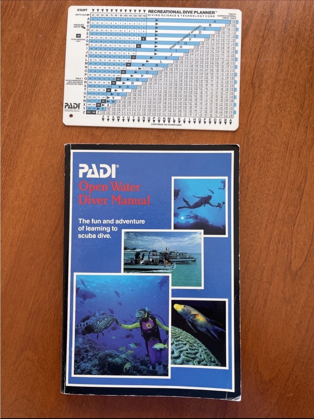 Padi Open Water Diver Manual 1988